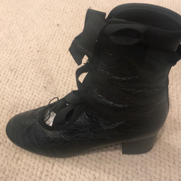 EUC VALENTINO YES BOTTLE BALLET SHOES &THEY ROCK - Picture 5 of 8